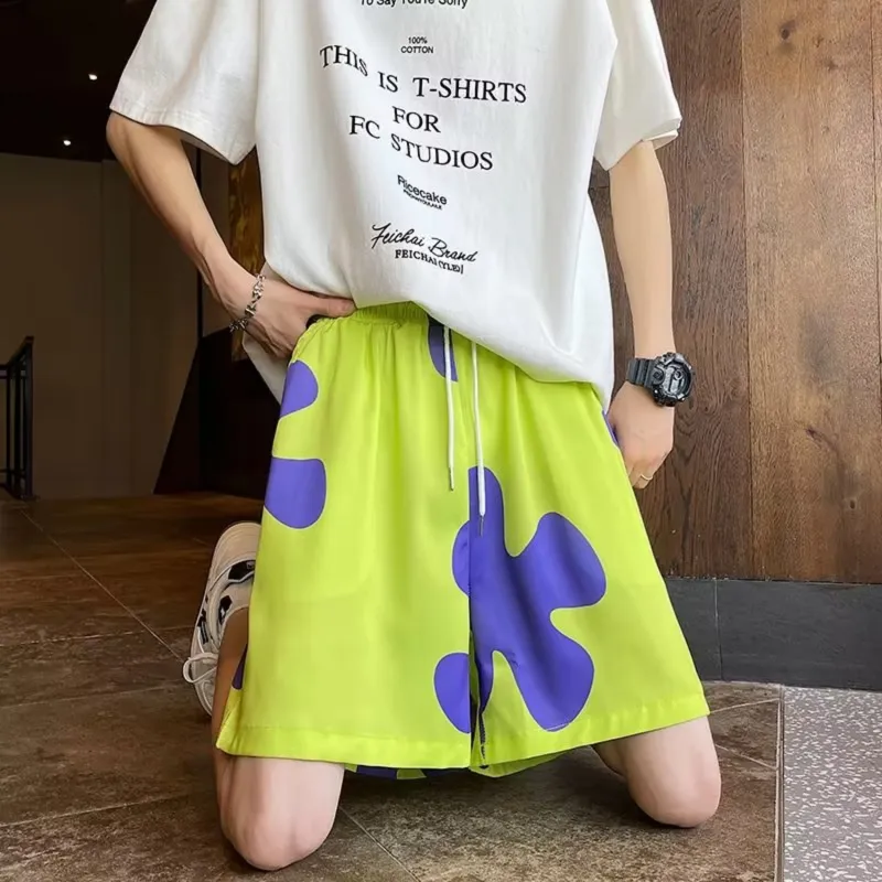 HAPPY PARTY Casual Shorts Unisex Image Color-4