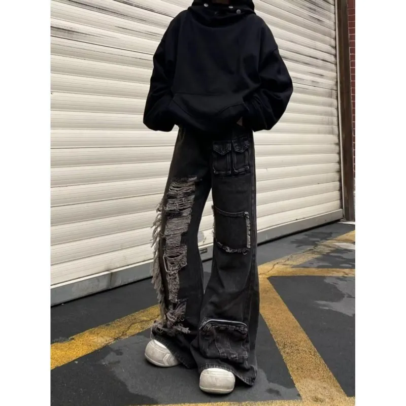 HAPPY PARTY Jeans Unisex Black-5