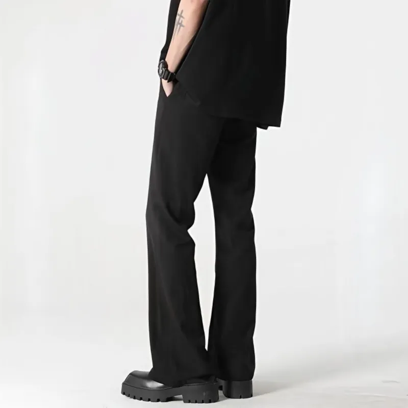 HAPPY PARTY Casual Pants Unisex Black-5