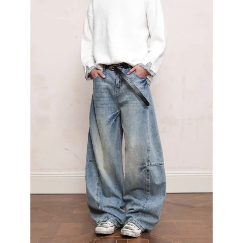 HAPPY PARTY Jeans Unisex Blue-4