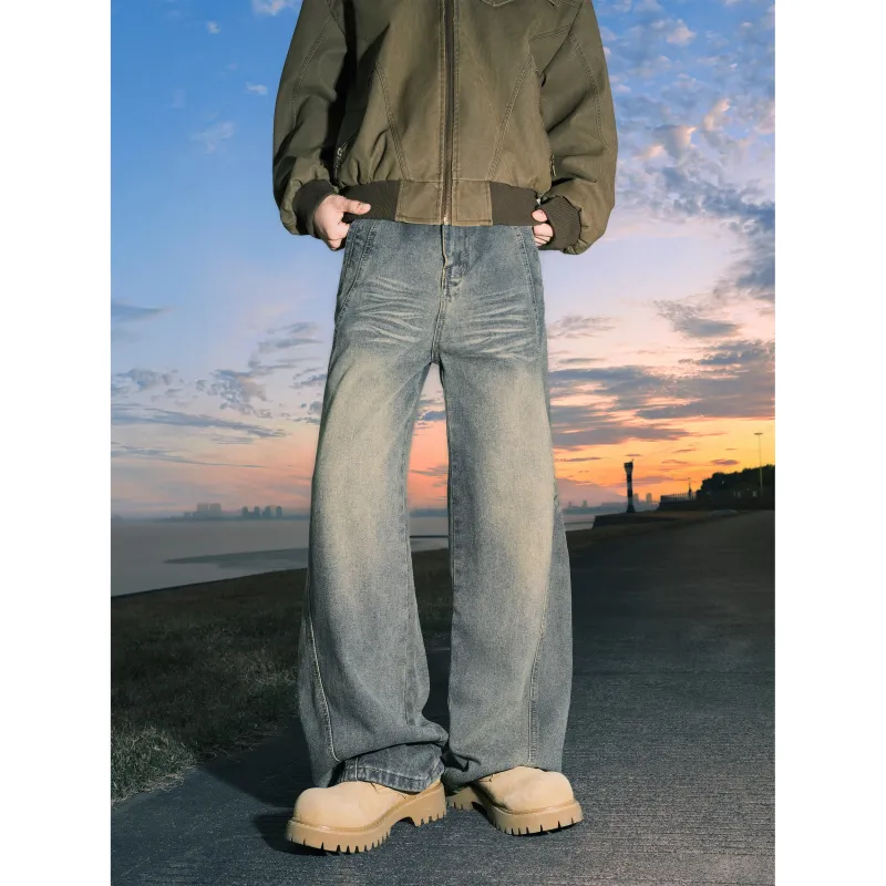 HAPPY PARTY Jeans Unisex Vintage Blue-6