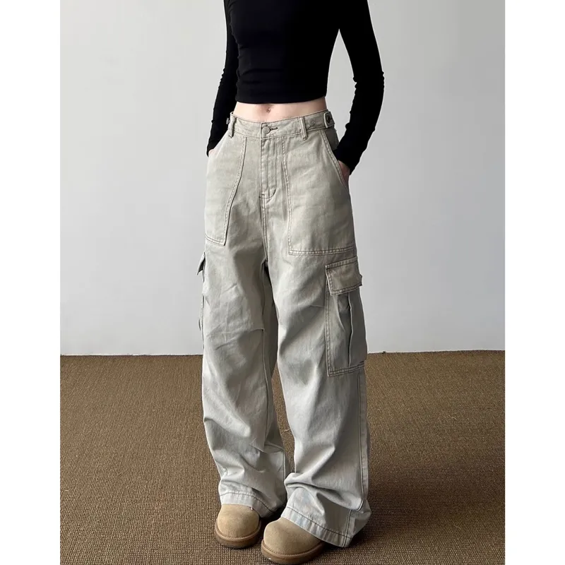 HAPPY PARTY Jeans Unisex Khaki-4