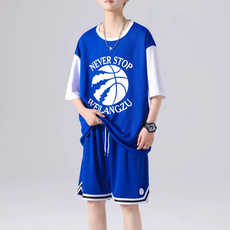 HAPPY PARTY Basketball Suit Unisex-13