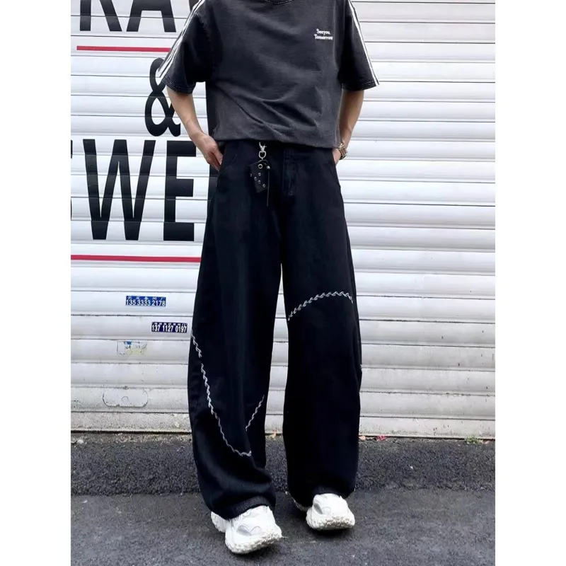 HAPPY PARTY Jeans Unisex Black-1