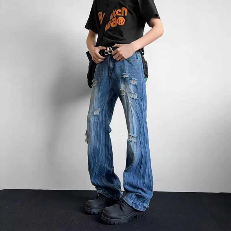 HAPPY PARTY Jeans Unisex Blue-4
