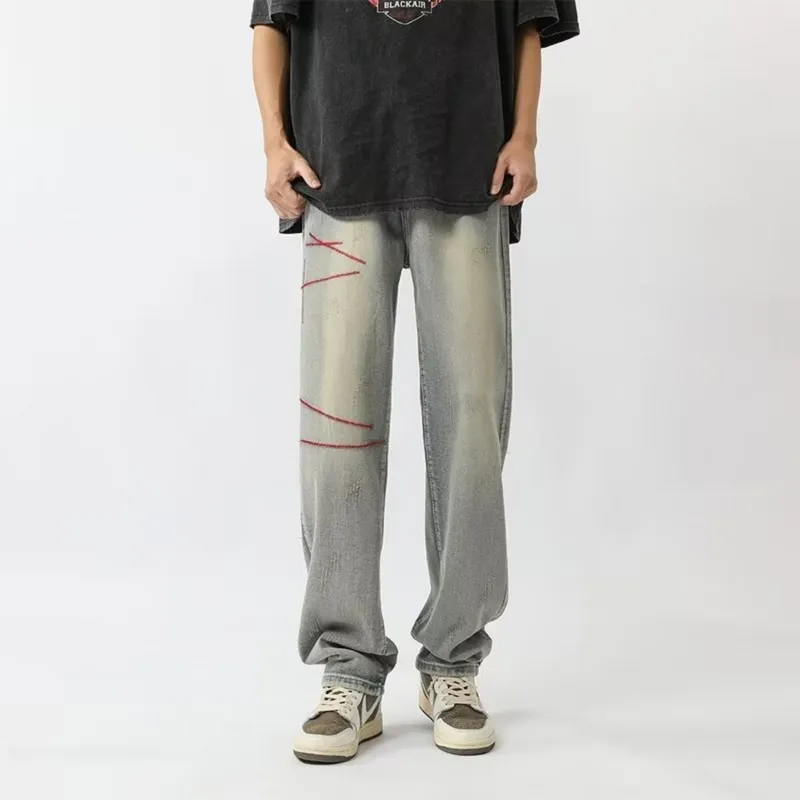 HAPPY PARTY Jeans Unisex Vintage Blue-2