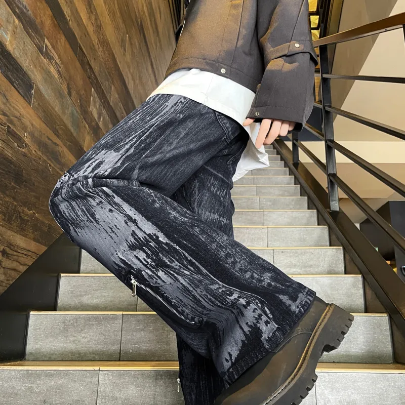 HAPPY PARTY Jeans Unisex Black-4