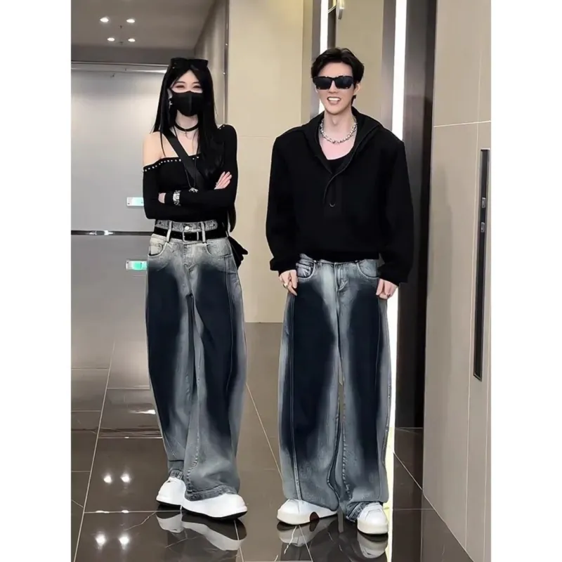HAPPY PARTY Jeans Unisex Blue-3