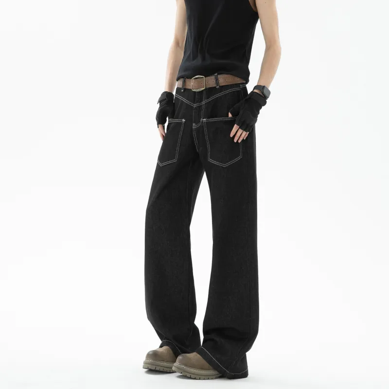HAPPY PARTY Jeans Unisex Black-1
