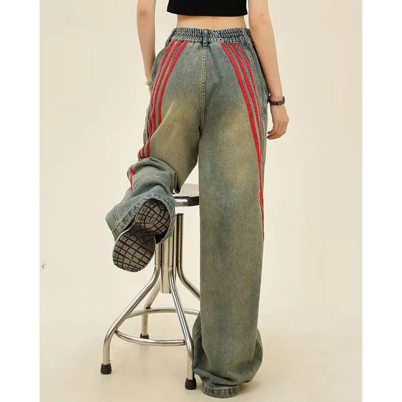 HAPPY PARTY Jeans Unisex Vintage Blue-2
