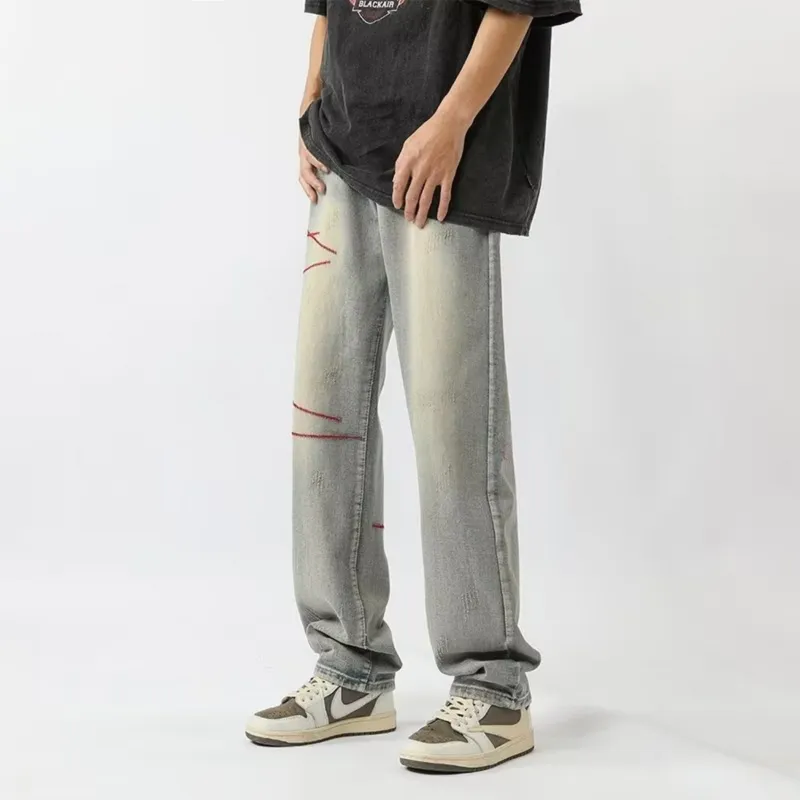HAPPY PARTY Jeans Unisex Vintage Blue-1
