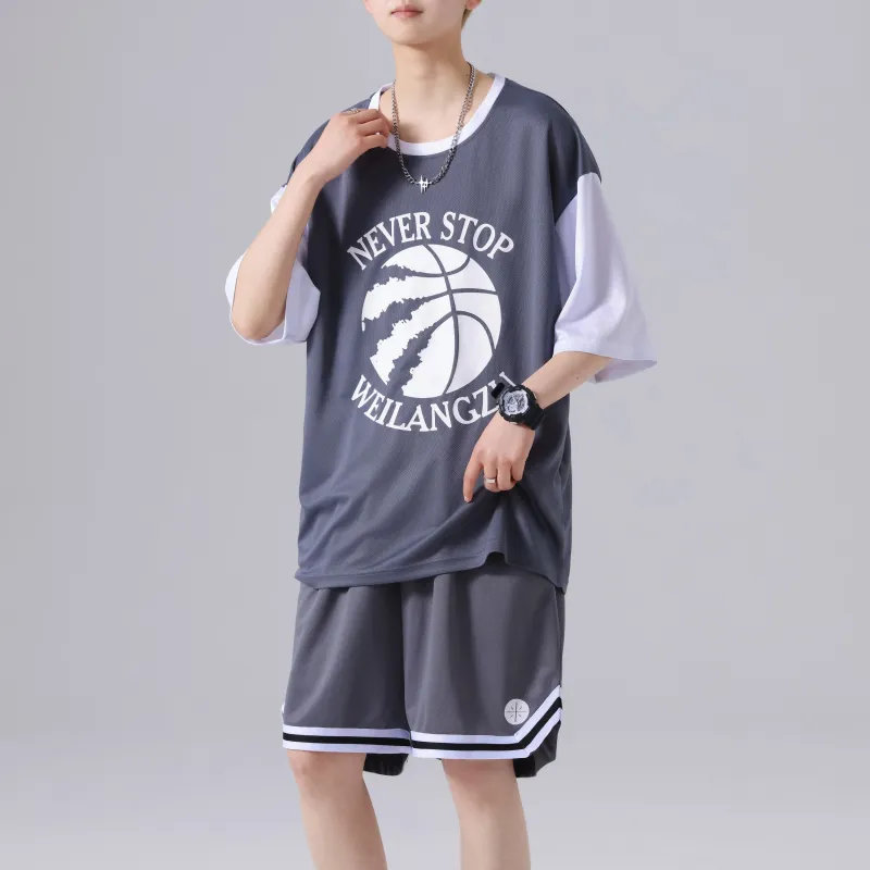HAPPY PARTY Basketball Suit Unisex-19