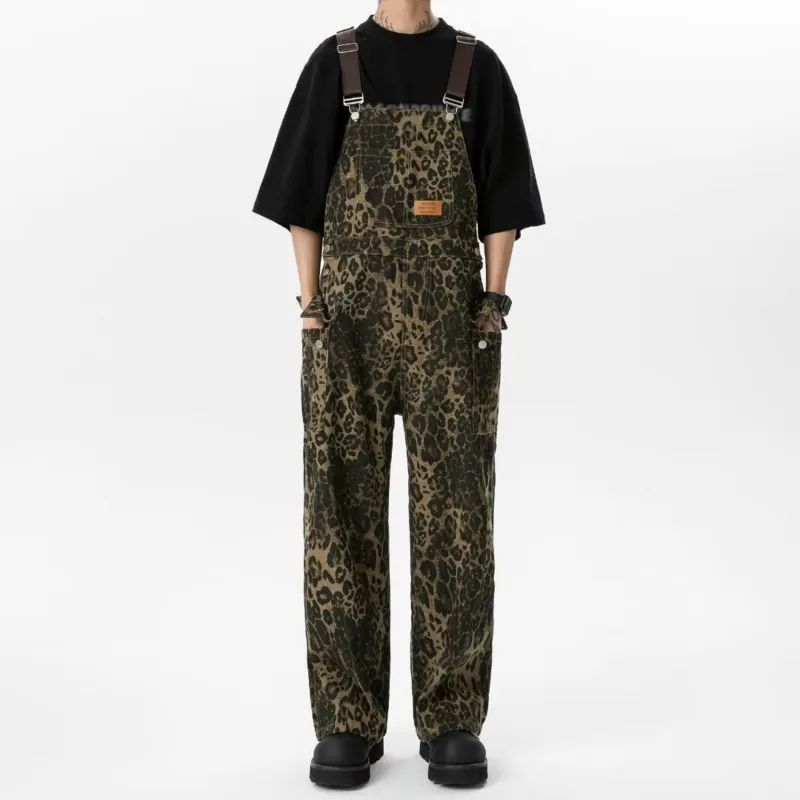 HAPPY PARTY Jeans Unisex Leopard Print-2