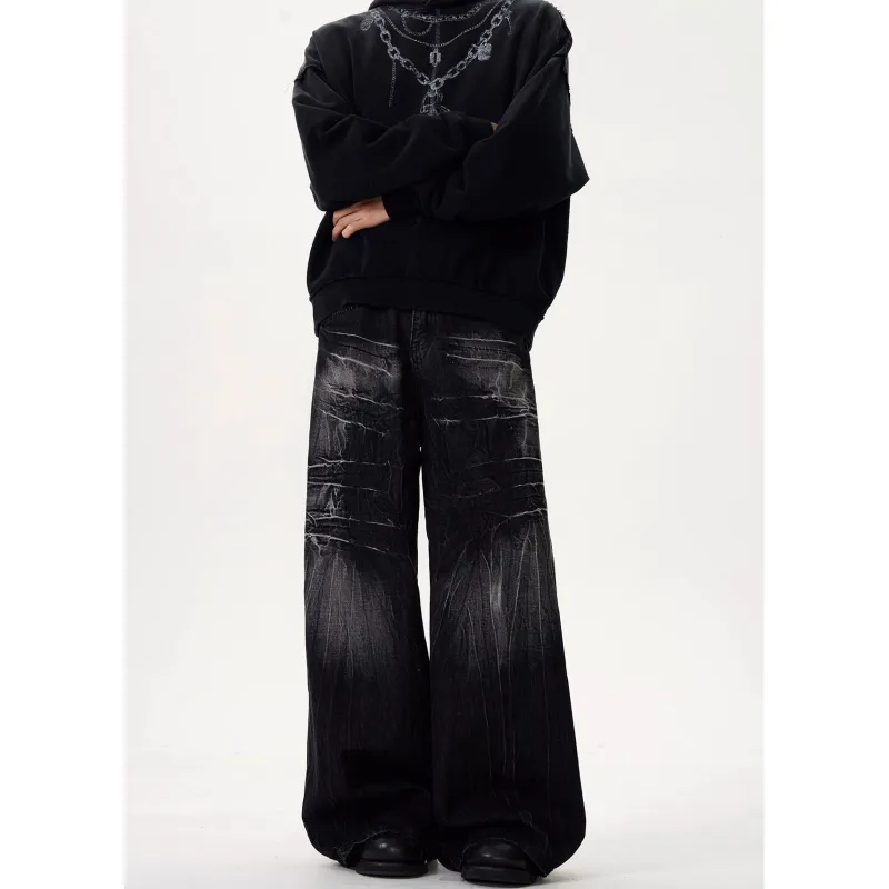 HAPPY PARTY Jeans Unisex Black-1