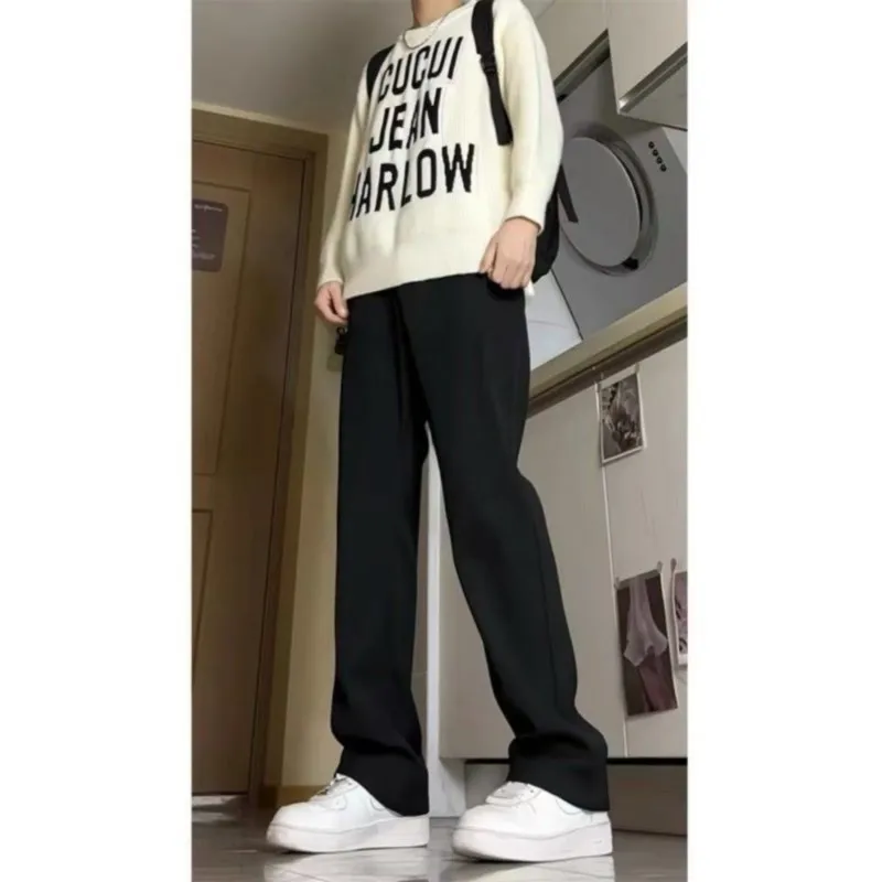 HAPPY PARTY Casual Pants Unisex Black-1