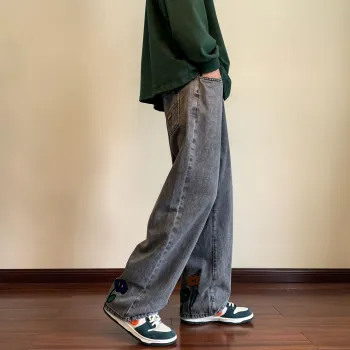 HAPPY PARTY Jeans Unisex Black Gray