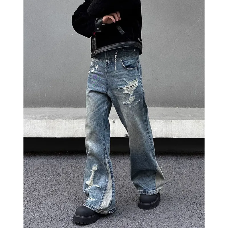 HAPPY PARTY Jeans Unisex Blue-3