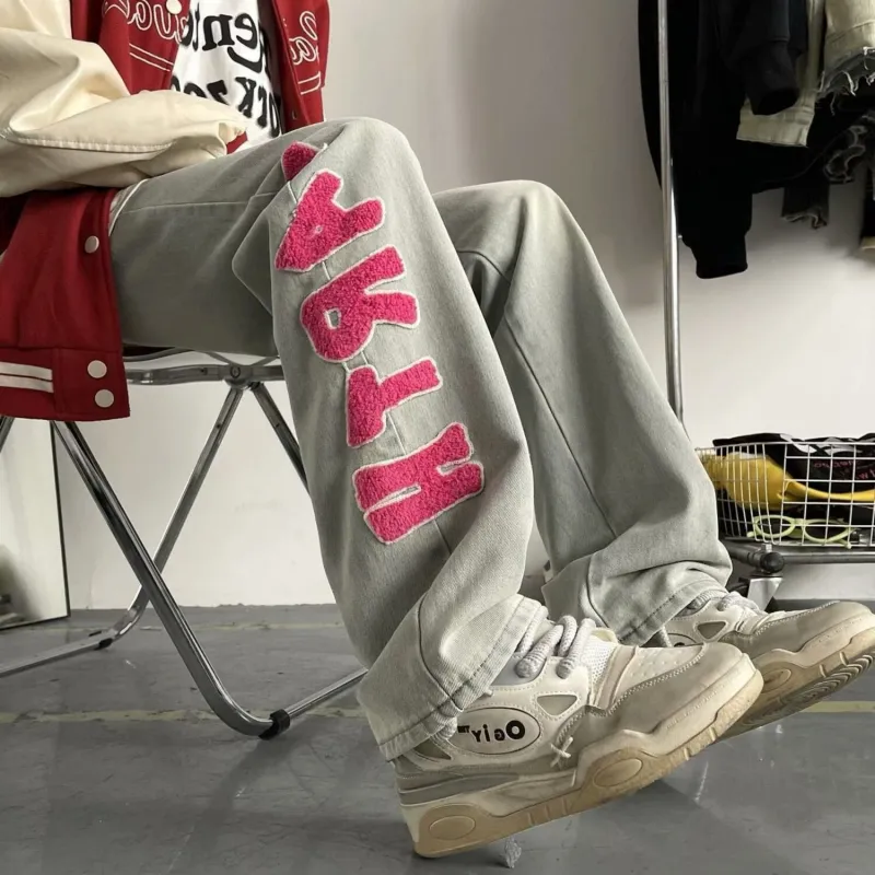HAPPY PARTY Jeans Unisex Yellow-3