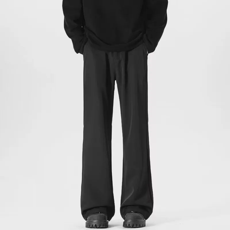 HAPPY PARTY Casual Pants Unisex Black-3