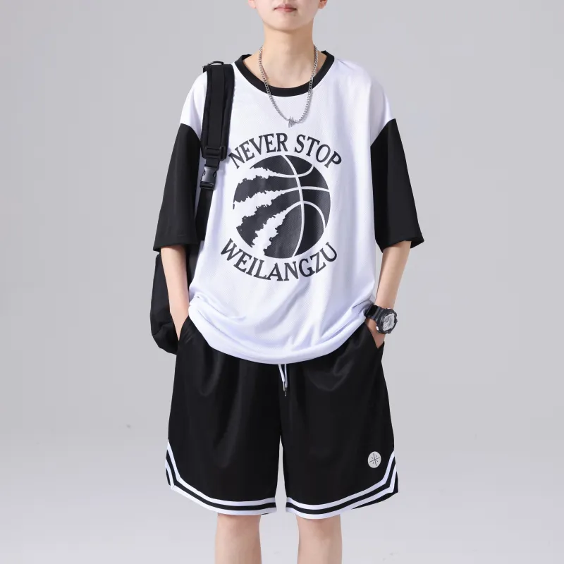 HAPPY PARTY Basketball Suit Unisex-11