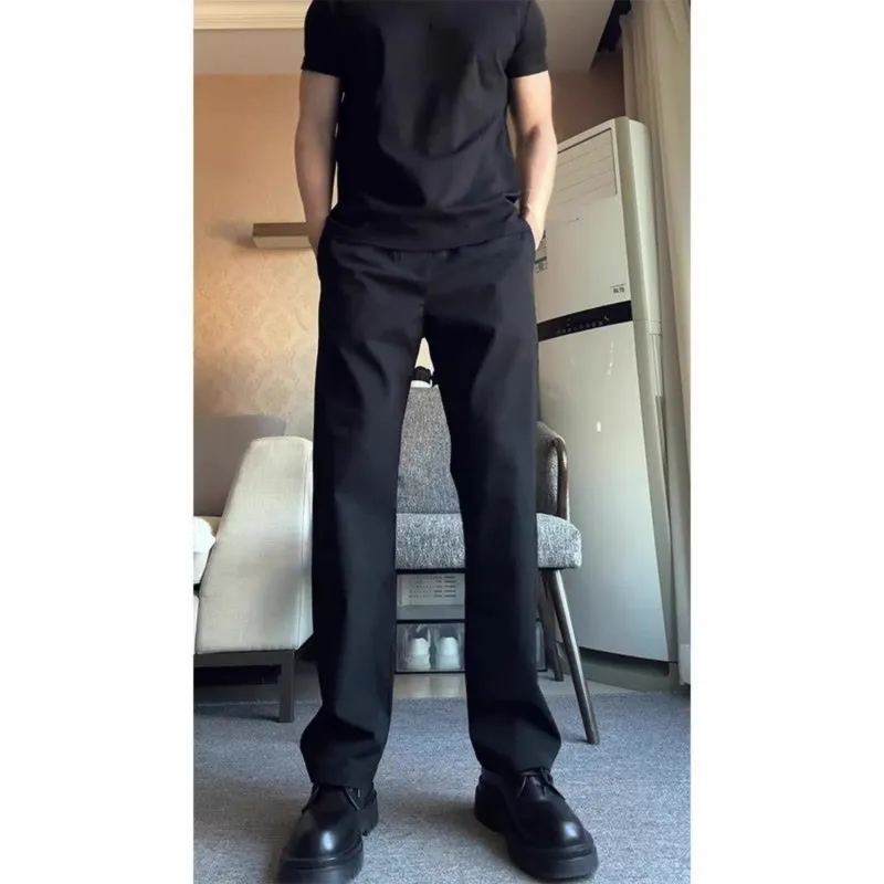 HAPPY PARTY Casual Pants Unisex Black-2
