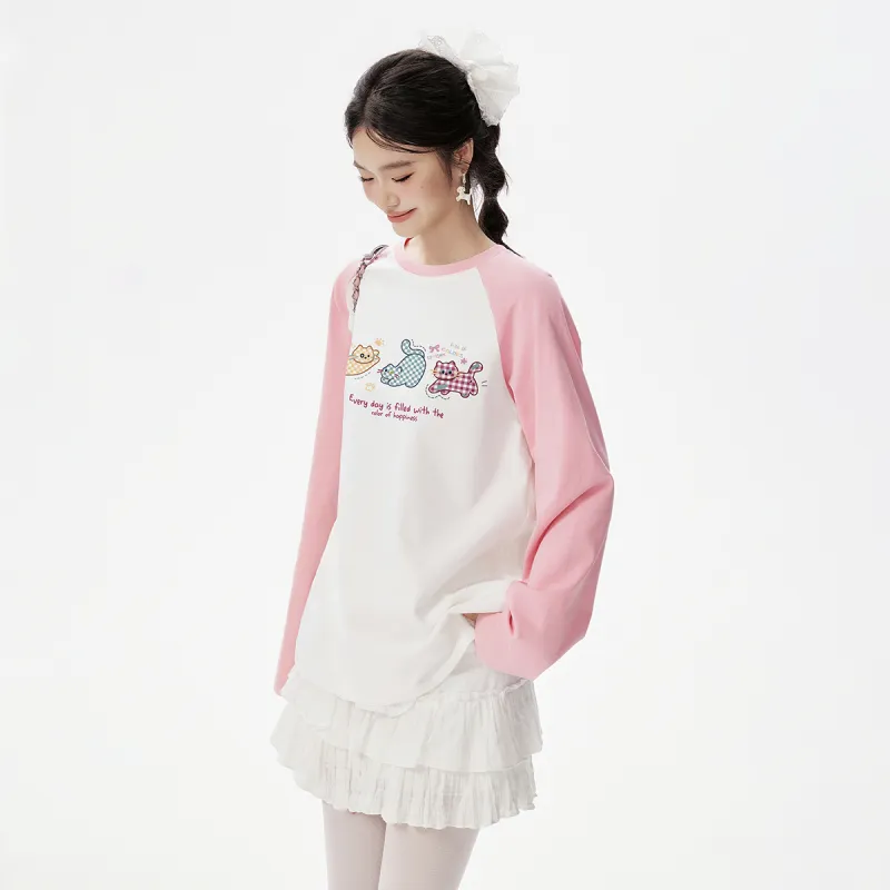 EPTISON WOMAN Raglan Sleeve T Shirt Women's-9