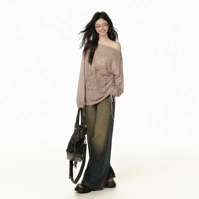 EPTISON WOMAN Drop Shoulder Sleeve T Shirt Women's-10