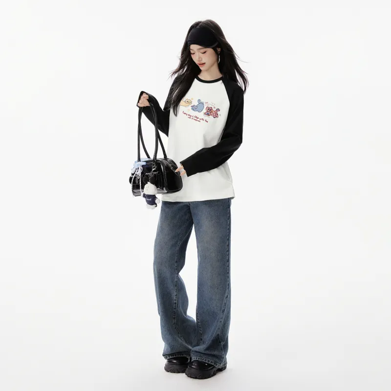 EPTISON WOMAN Raglan Sleeve T Shirt Women's-4
