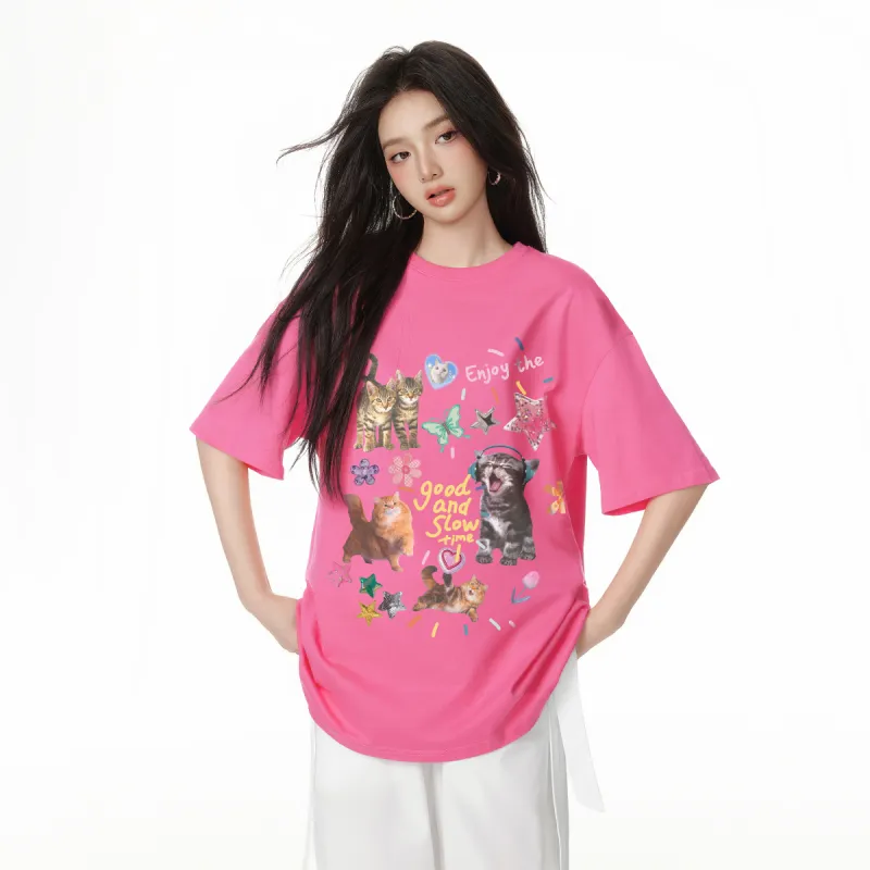 EPTISON WOMAN Drop Shoulder Sleeve T Shirt Women's-2