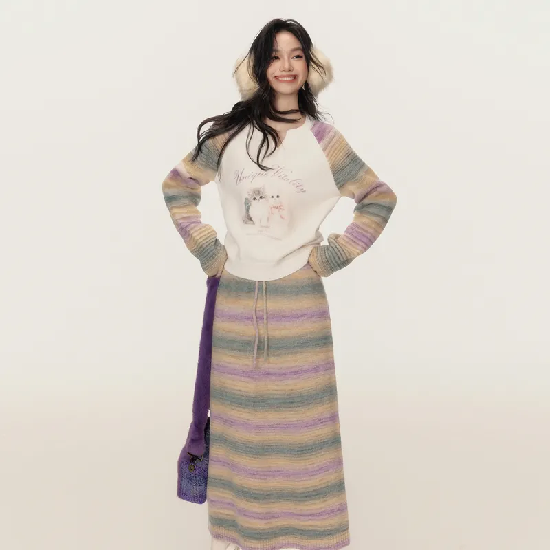 EPTISON WOMAN Skirt Set Women's Multicolor Orchid-3