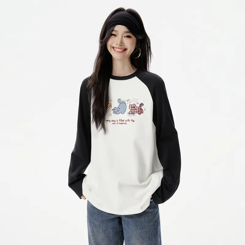 EPTISON WOMAN Raglan Sleeve T Shirt Women's-2