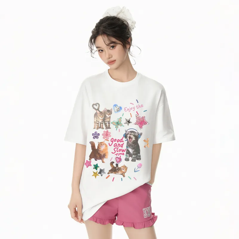 EPTISON WOMAN Drop Shoulder Sleeve T Shirt Women's-15