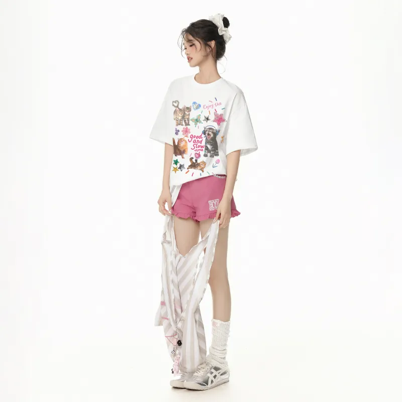 EPTISON WOMAN Drop Shoulder Sleeve T Shirt Women's-16