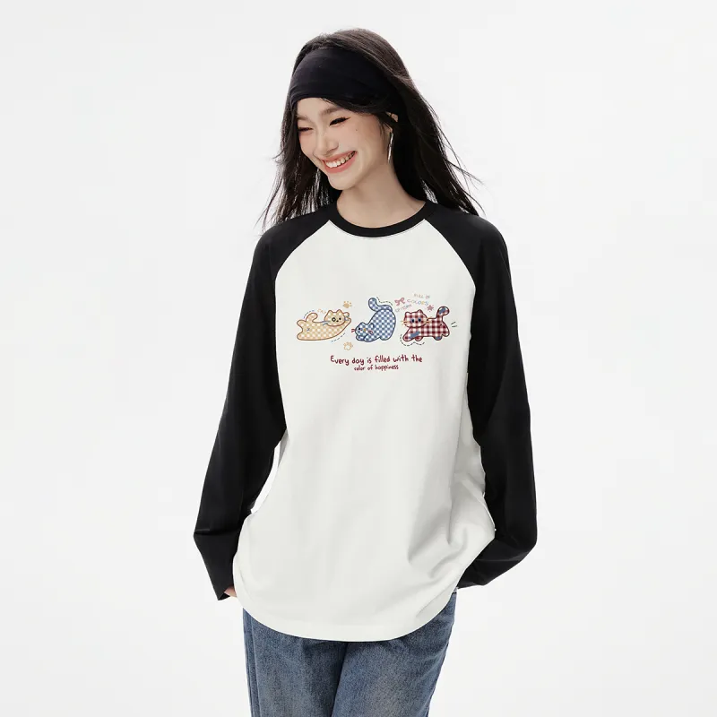 EPTISON WOMAN Raglan Sleeve T Shirt Women's-3