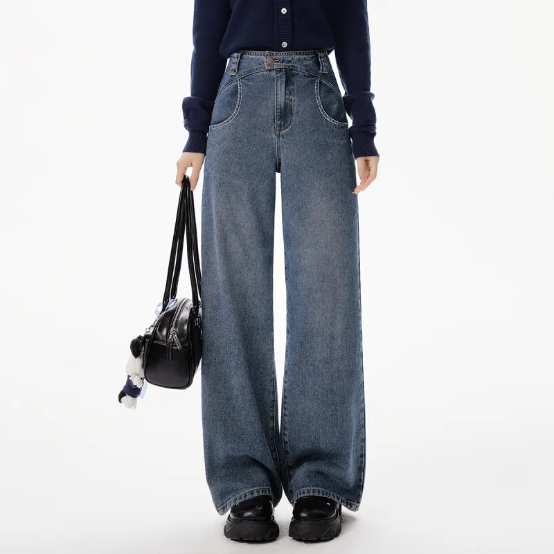 EPTISON WOMAN Jeans Women's Denim Blue-2