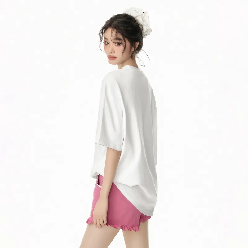 EPTISON WOMAN Drop Shoulder Sleeve T Shirt Women's-17