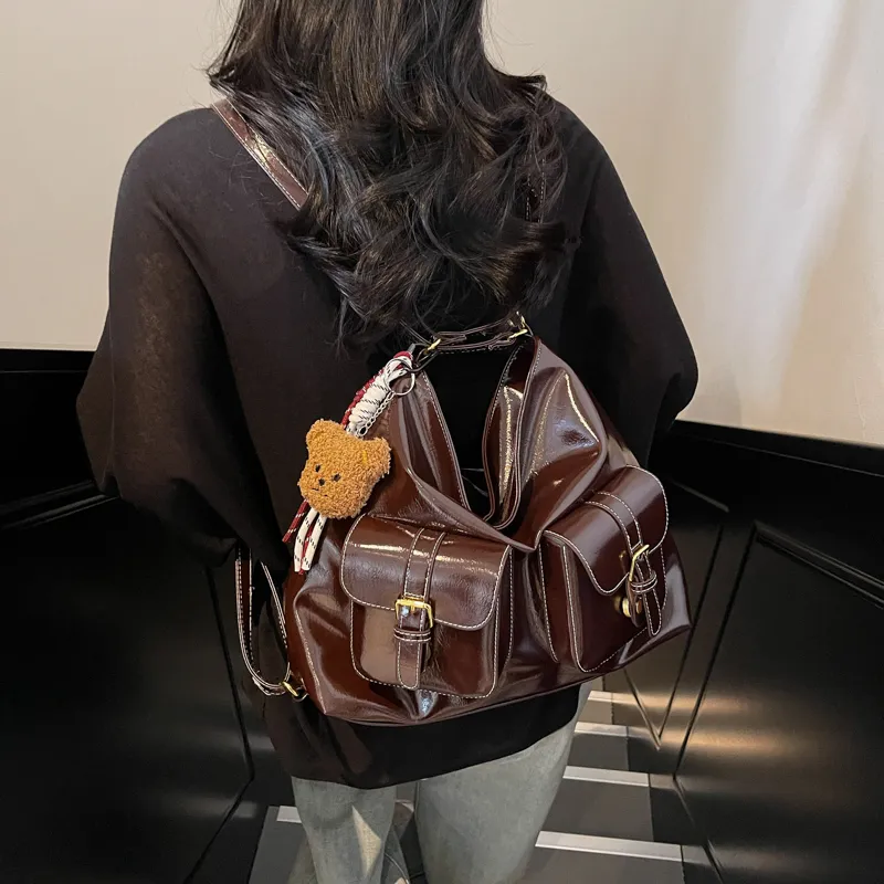 Cwatcun PU Shoulder Bag Regular Women's Multicolor-14