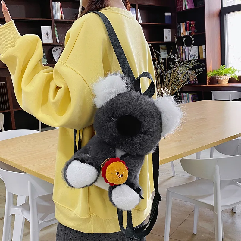 Cwatcun Plush Backpack Unisex Multicolor-5
