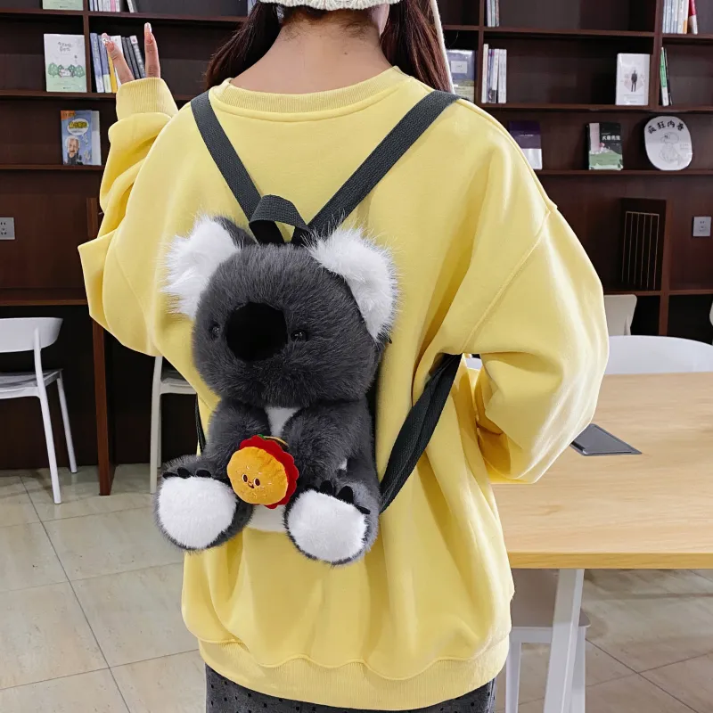 Cwatcun Plush Backpack Unisex Multicolor-2