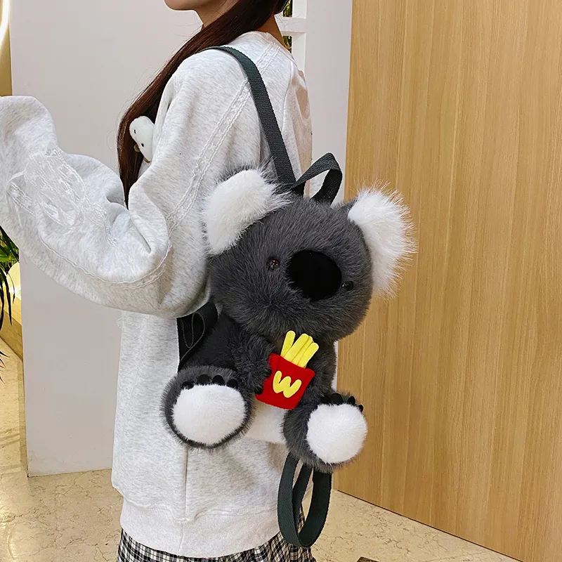 Cwatcun Plush Backpack Unisex Multicolor-17