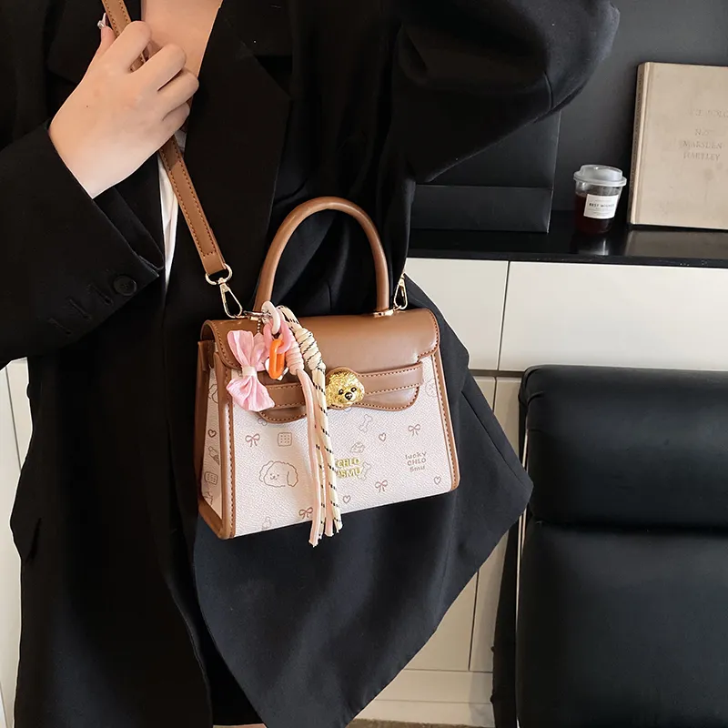 Cwatcun PU One Shoulder Handbag Regular Women's Multicolor-18