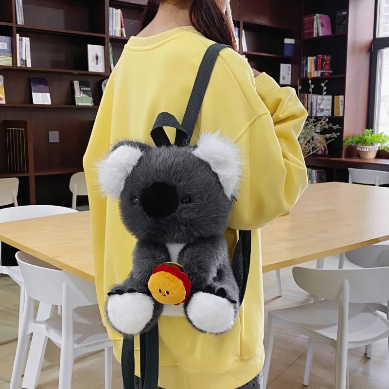 Cwatcun Plush Backpack Unisex Multicolor-1