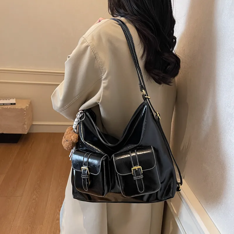 Cwatcun PU Shoulder Bag Regular Women's Multicolor-7