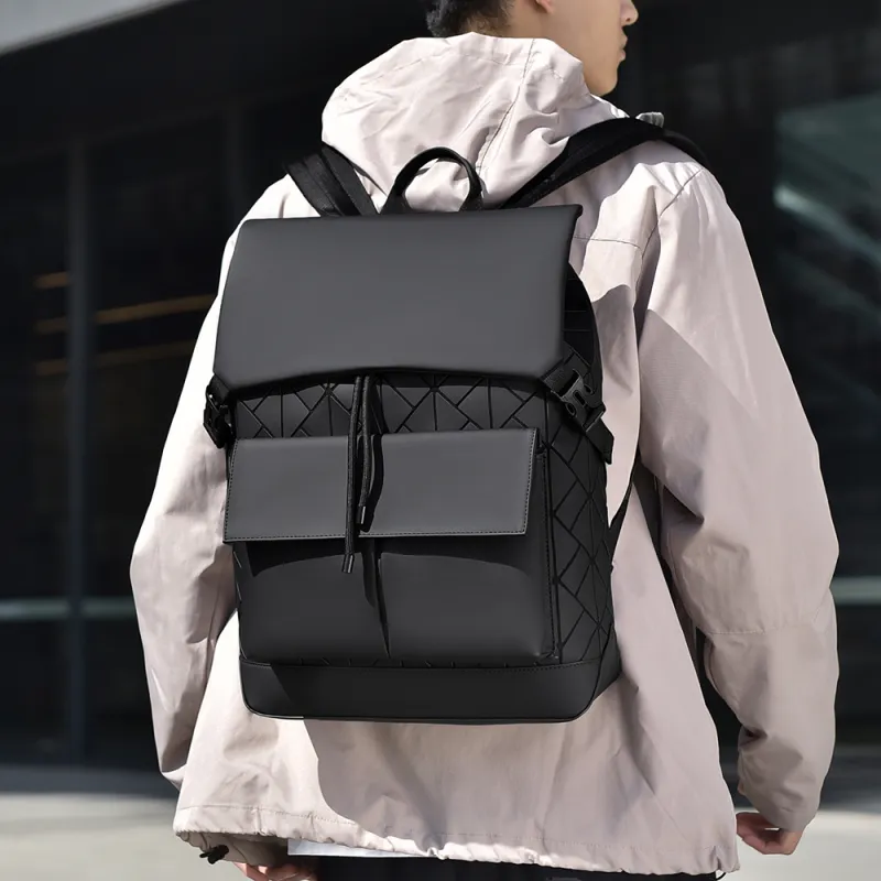 Cwatcun Abrasion Resistant Water Repellent Fabric Backpack Unisex Multicolor-1