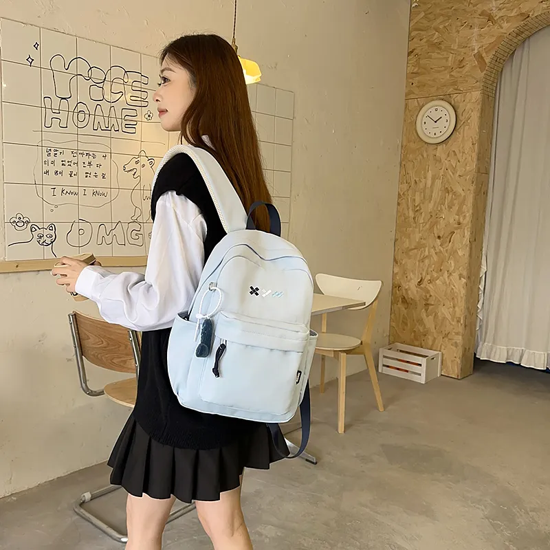 Cwatcun Nylon Backpack Regular Unisex Multicolor-6
