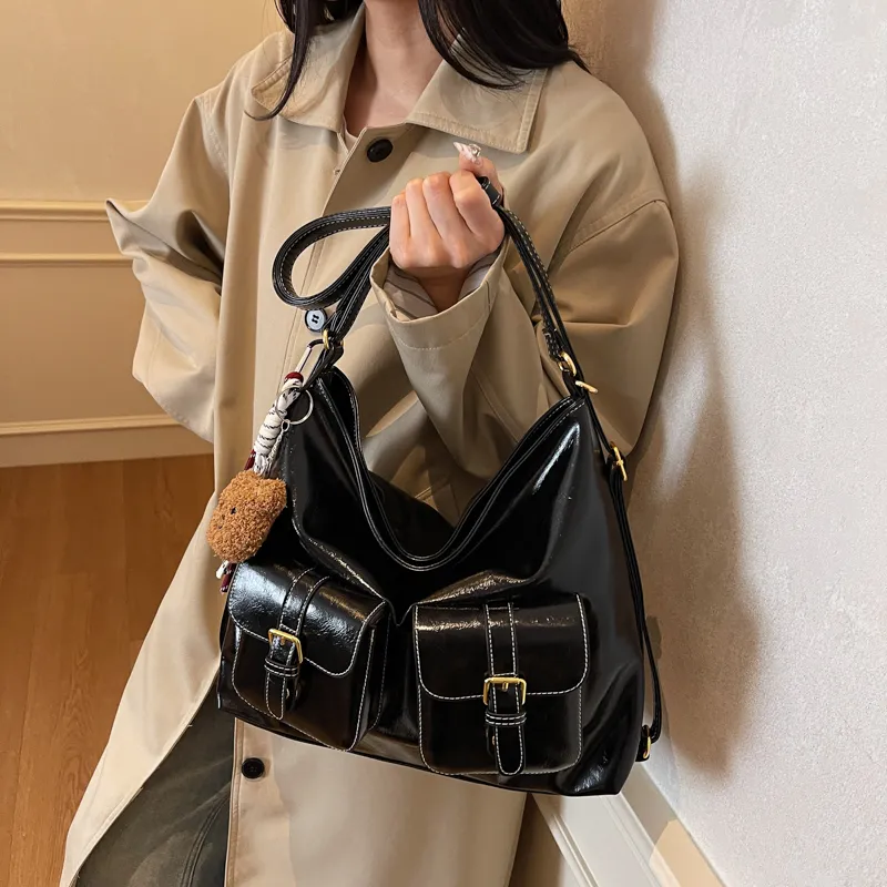 Cwatcun PU Shoulder Bag Regular Women's Multicolor-8