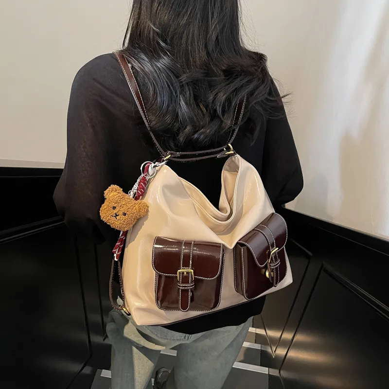 Cwatcun PU Shoulder Bag Regular Women's Multicolor-4