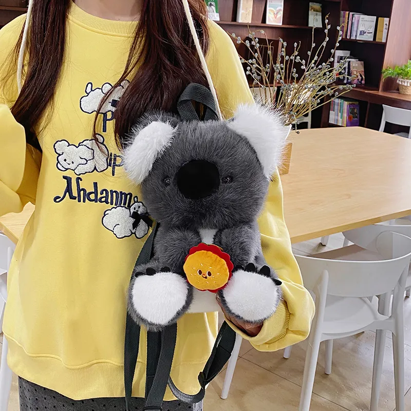 Cwatcun Plush Backpack Unisex Multicolor-3