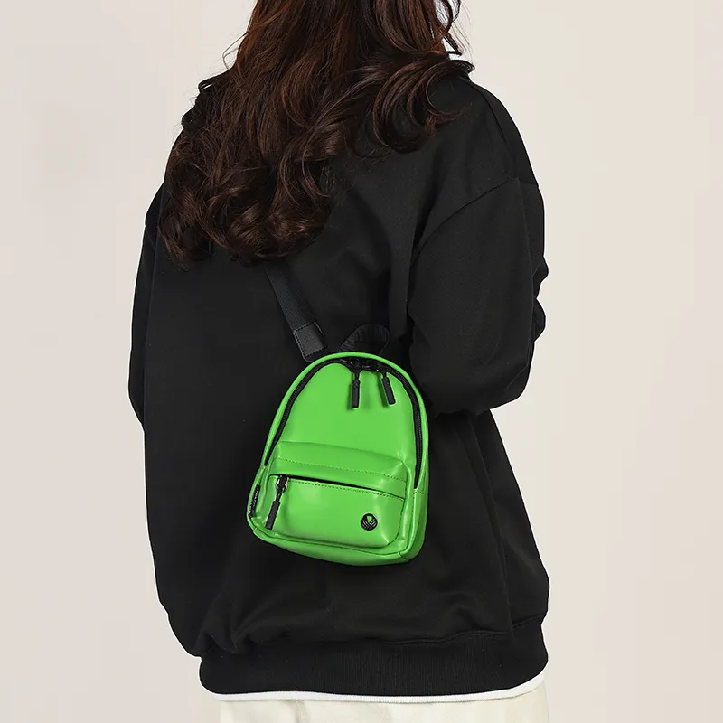 Cwatcun PU Sling Bag Regular Unisex Teal/Moss Green/Ecru/Silver/Black-2