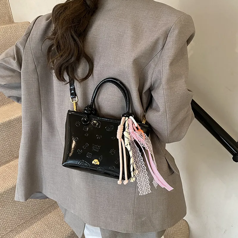 Cwatcun PU Crossbody One Shoulder Handbags Women's Multicolor-10